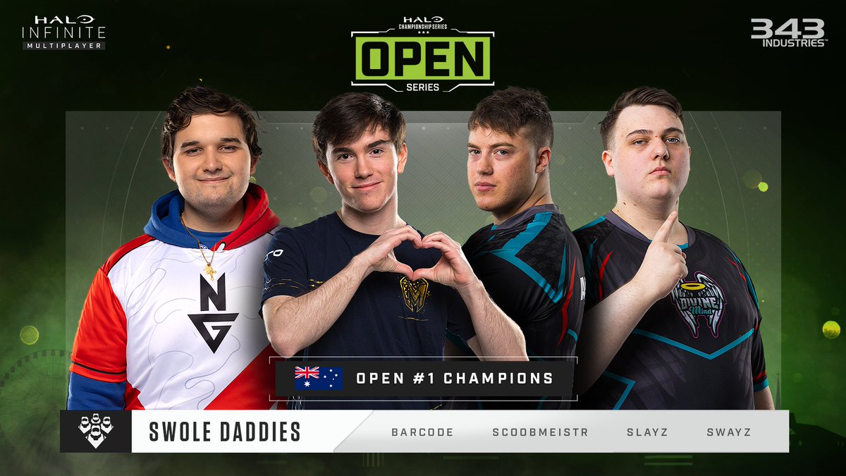 Congratulations to your kickoff ANZ 🇦🇺 #HCSOpenSeries Champions - They claimed the first tournament without dropping a map! 🏆

<a href="/BarcodeAK/">Aleks Barcode</a> | <a href="/Scoobmeistr/">Ethan</a> | <a href="/Slayz____/">Slayz</a> |
 <a href="/SwayzOCE/">MF Swayz</a>