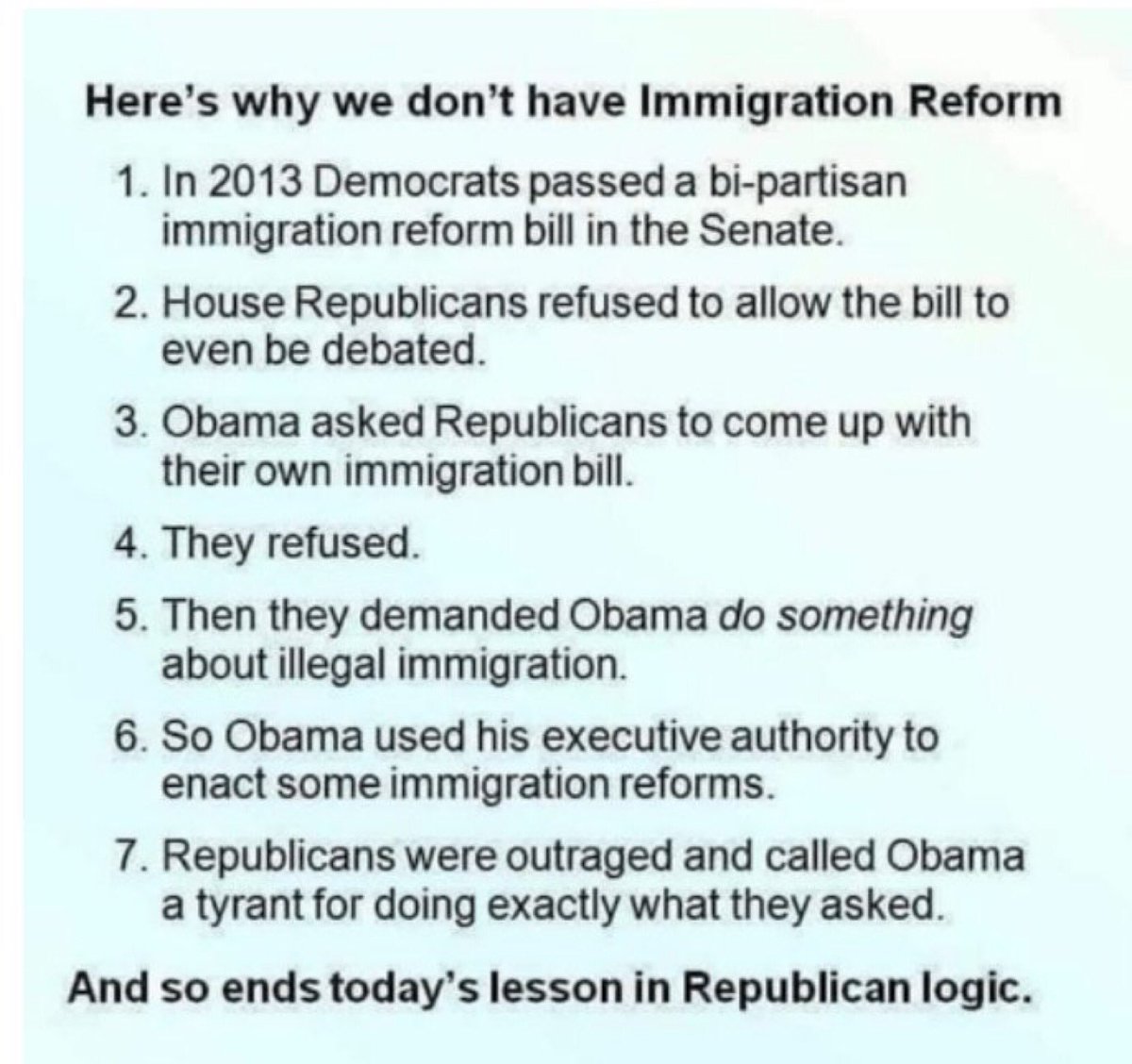 @TC2604 @jayblackisfunny @brianschatz Y’all don’t remember REPUBLICANS did this IN 2013.  They tried to say the President had power he does not have then too. Then had the White House for four years- AND did NOTHING.  This is now the GOP CRISIS.