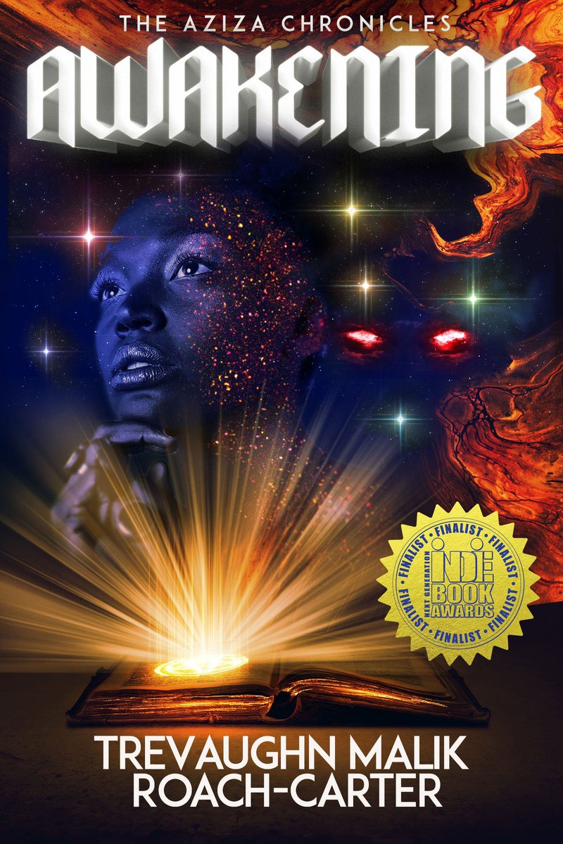 The Aziza Chronicles: Awakening was runner up in the African American Fiction category of the @IndieBookAwards 
It follows a girl who learns she belongs to a race of mythological African warriors and must use her newfound powers to fight demons and stop an apocalyptic prophecy.