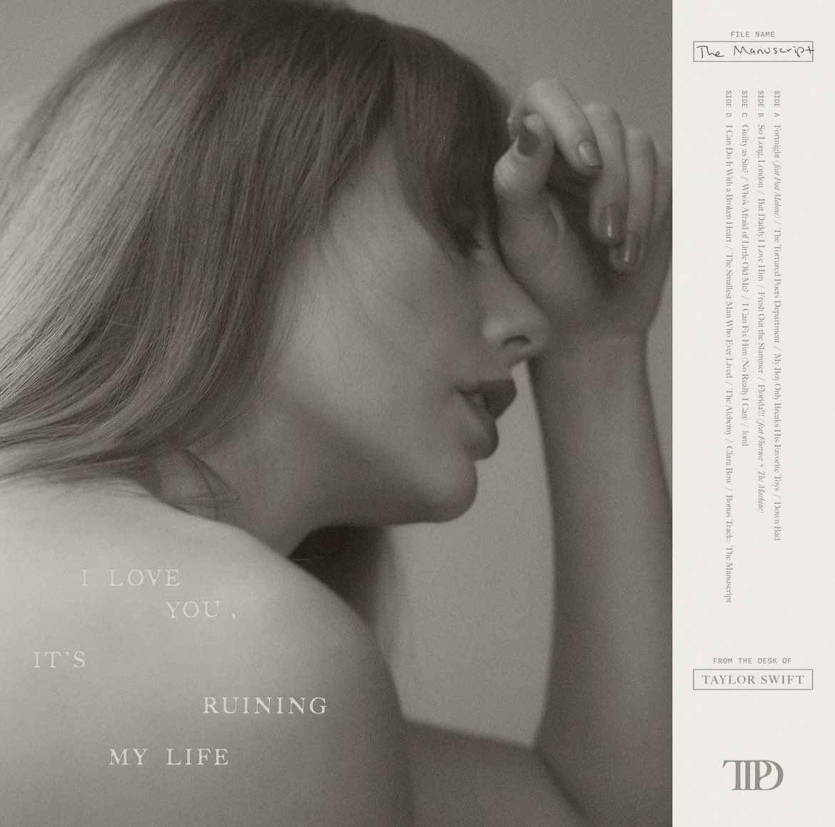 OH MY GOD THE TRACKLIST