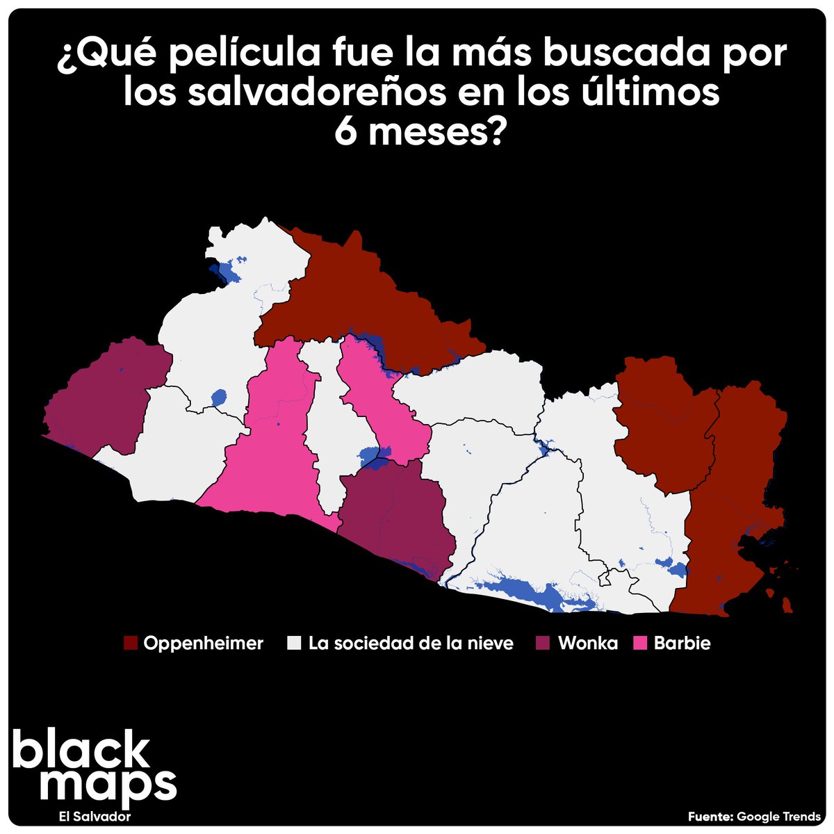 ¿Qué película fue la más buscada en El Salvador en los últimos 6 meses? 👇🏻🗺️