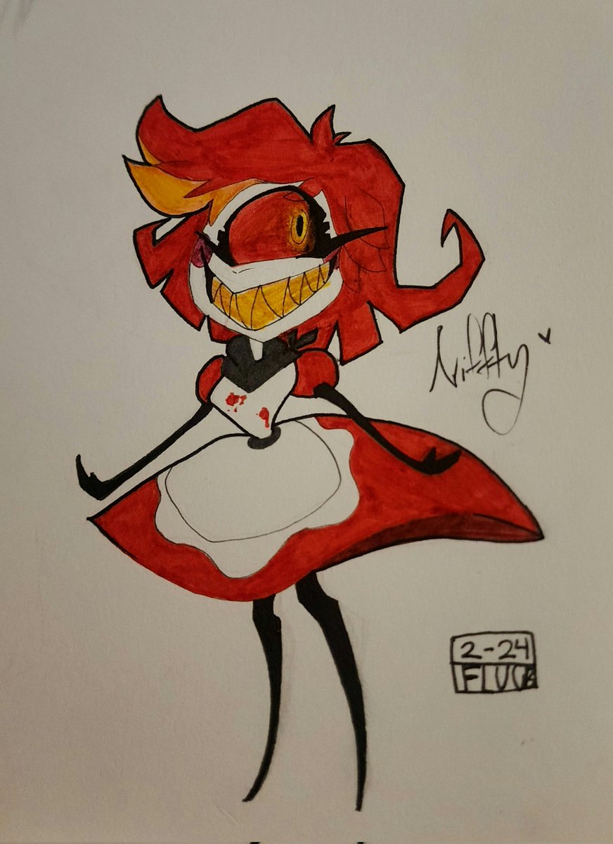 Floobenergy's tweet photo. Pretty Darling Niffty •°♡ 

#HazbinHotel #HazbinHotelNiffty https://t.co/oJ2RRUvsTN
