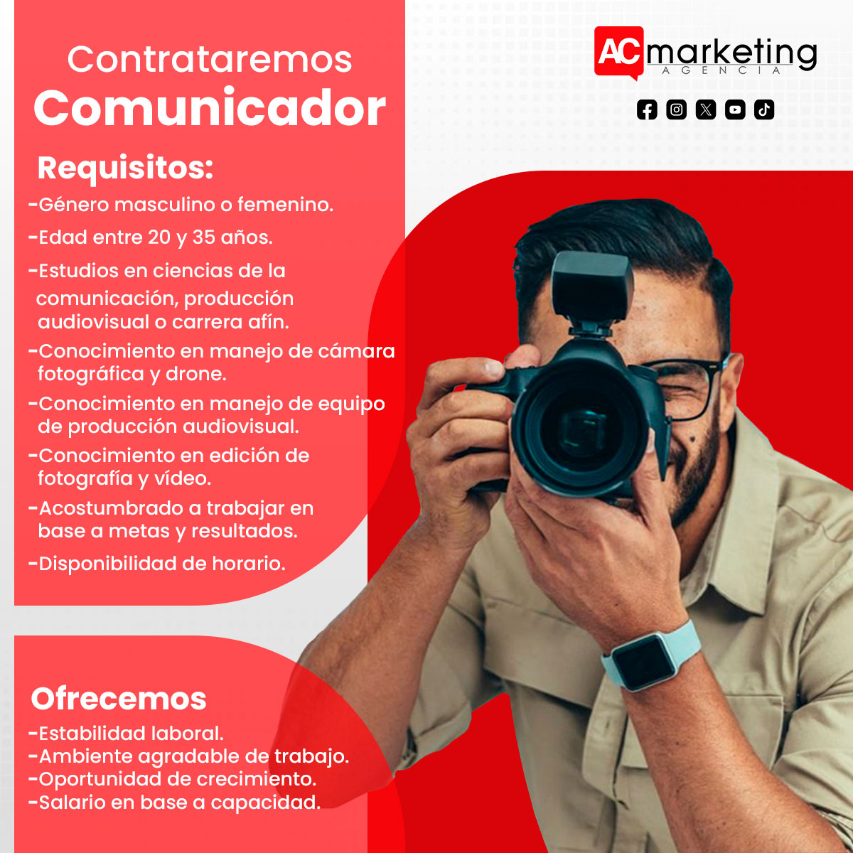 acmarketing_age's tweet photo. Interesados (as) enviar curriculum vitae al whatsapp: 30256843 o al mail 📩: acmarketing.age@gmail.com. 

También puedes presentarlo en nuestras oficinas:📍4a. Calle 6-81 zona 1, edif. Villa Rosa, 2o. Nivel, of. 206, Huehuetenango.

Fecha límite: 10 𝗱𝗲 𝗳𝗲𝗯𝗿𝗲𝗿𝗼. https://t.co/fOaHP6nAup