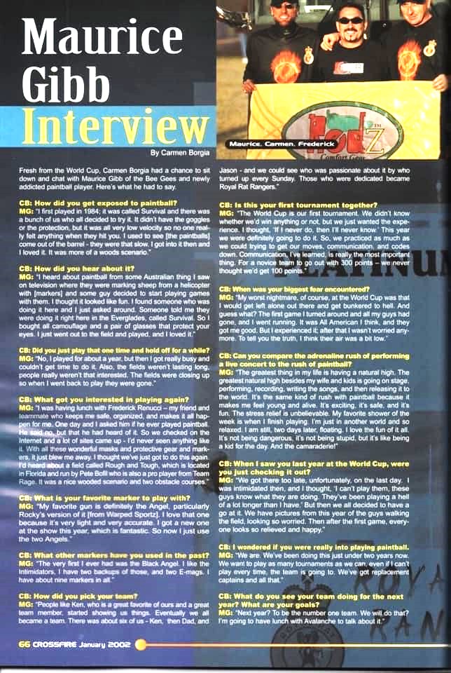 bgscucumbercas1's tweet image. Late in the day for me, but wanted to share some #MoLove today on #MOnday!  Here he is doing one of his most favorite things, #Paintball 💥💥 The interview is interesting and the trophy was on display in his store, Commander Mo's Paint Shop in Florida. Pt. 1 of 2...  #Mauricegibb