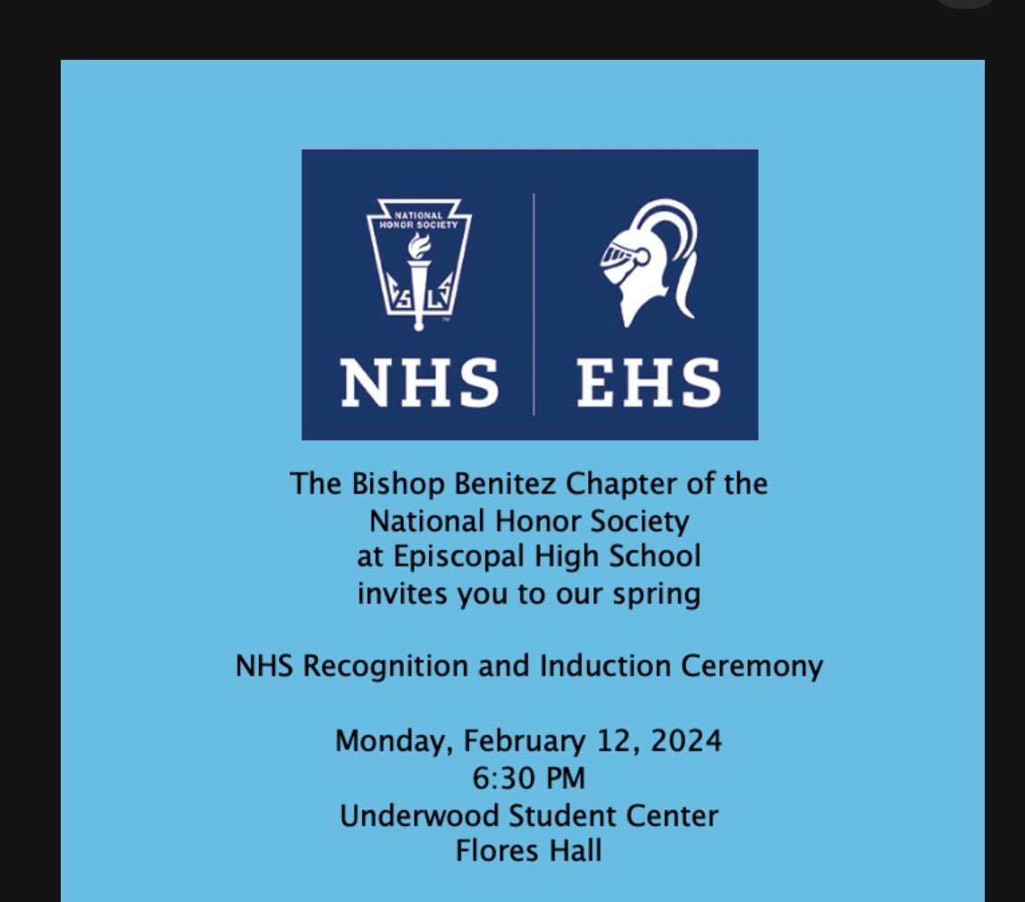 Blessed to be invited to The National Honor Society @EHSHouston. Thank you to my parents, teachers, and coaches! #AGTG @EHSSports @CoachMoynahan @Coach_Bove @isaacjohnsoniv @demetria8920 @CoachMeck71