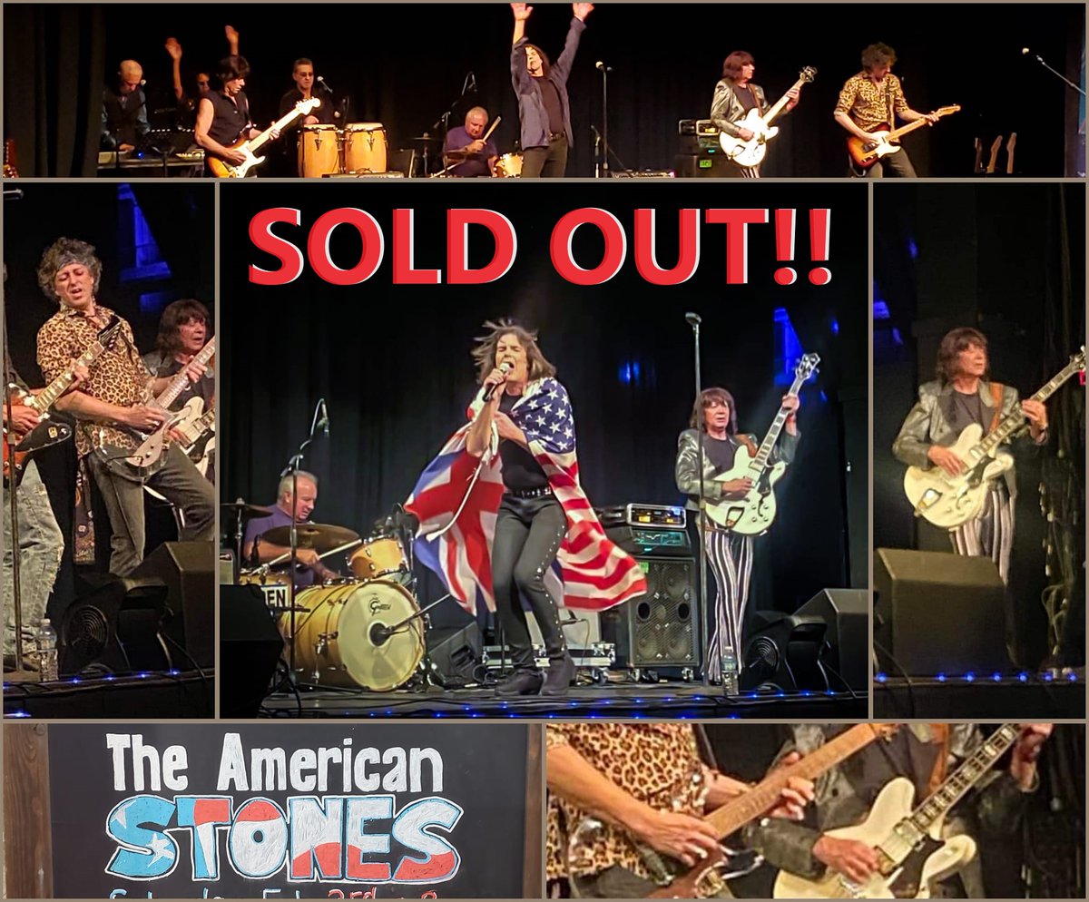American_Stones's tweet photo. Big Thanks to everyone who came out to our SOLD OUT show this past weekend at the Richey Suncoast Theatre!!  More rock to come, stay tuned!! https://t.co/LJnRBl78tP