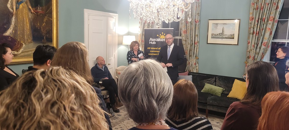 A pinch me moment for <a href="/AwakenHub/">AwakenHub</a> <a href="/AwakenAngelsHQ/">AwakenAngels</a> at <a href="/UKinBoston/">UK Consulate Boston</a> with <a href="/USEnvoyNI/">Joseph Kennedy III</a> <a href="/CGBostonIreland/">Consul General of Ireland Síghle FitzGerald</a> showcasing our #womenfounders from across Island of Ireland 
<a href="/scrowley88/">Sinead Crowley</a> <a href="/MMaryMcKenna/">Mary McKenna</a> <a href="/ClareMcGee80/">Clare McGee</a> <a href="/DeniseMcQuaid/">Denise McQuaid</a> <a href="/maryannpierce/">Mary Ann Pierce</a>