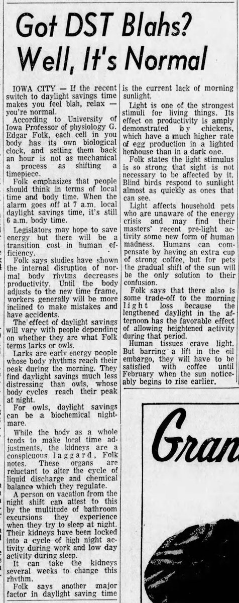 Sleep Scientists knew Daylight Saving was bad in 1974. Why is the US trying to make the same mistake 50 years later? Let’s #DitchDST and end clock change the naturally aligned way. ⁦@SaveStandard⁩