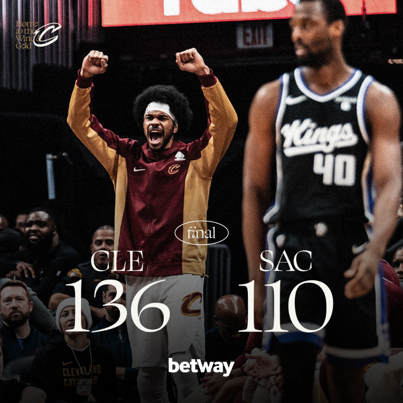 cavs's tweet photo. Second seed in the East. 👀

HIGHLIGHTS &amp; STATS📊: https://t.co/NcIIjJe3bK

@betwayusa | #LetEmKnow