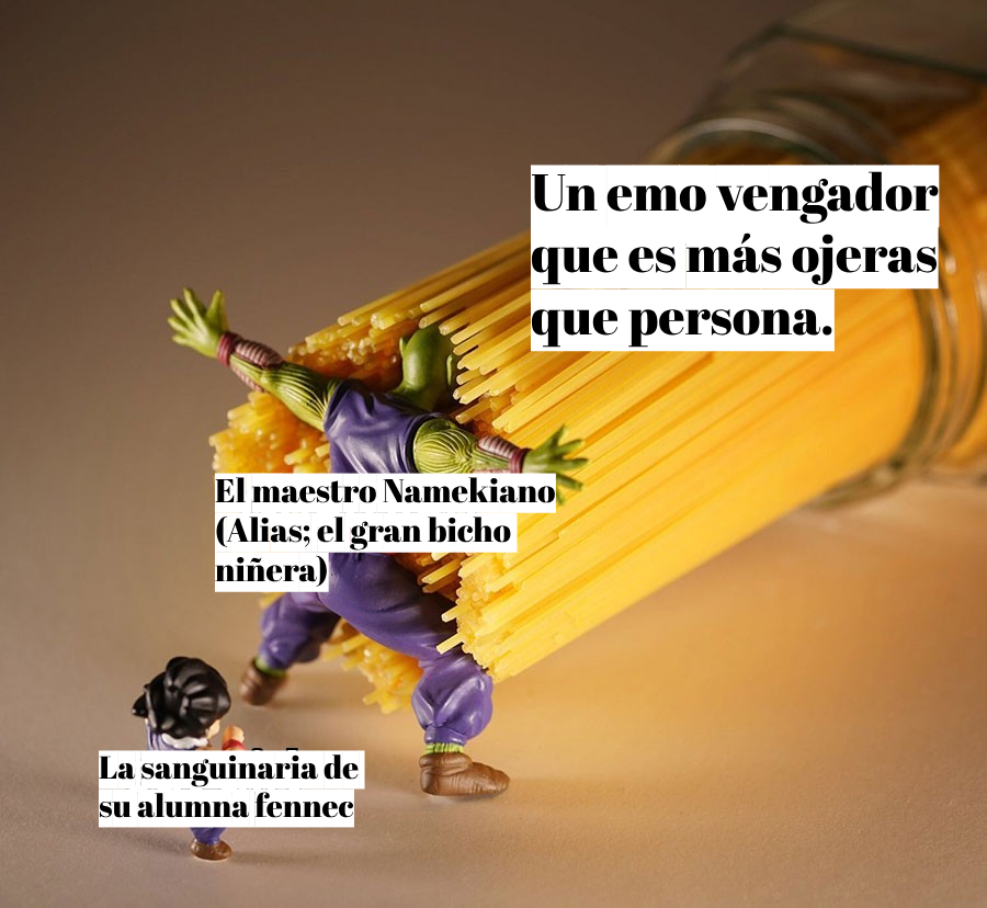 ⠀
¡Dejenla!  ¡No es su culpa que los humanos que necesitan gafas no sepan jugar al boxeo!
⠀