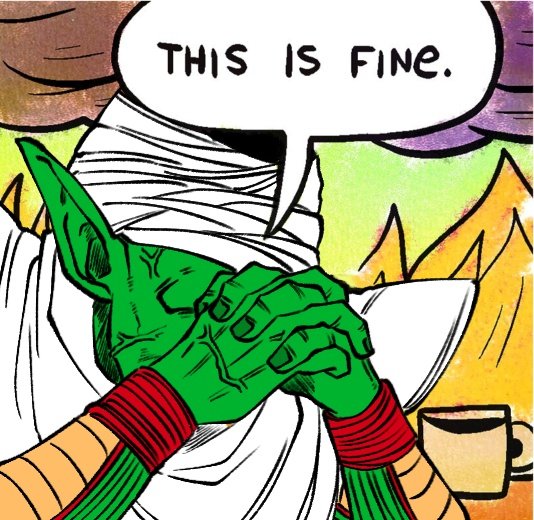 ㅤ
El señor Piccolo viendo cómo ella solita se va al monte huyendo de un mapache: 
ㅤ