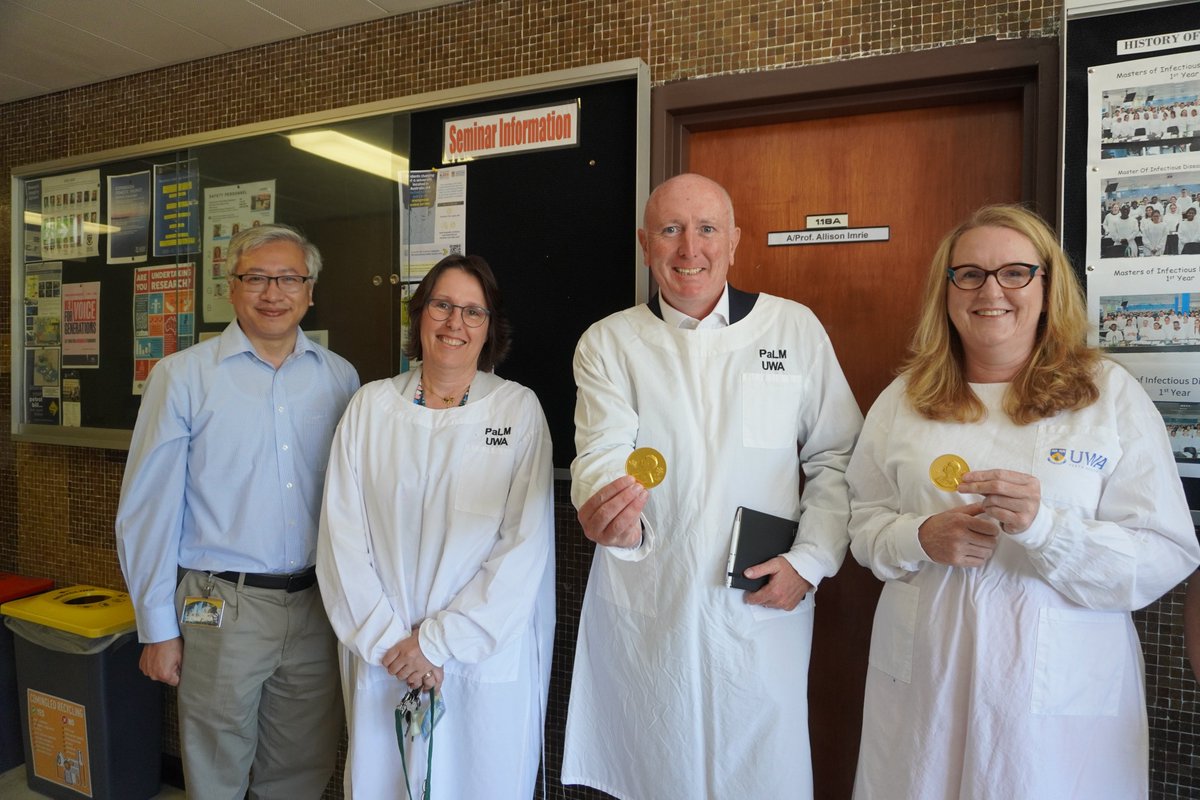 Lovely morning tea with Minister Stephen Dawson, Senior Advisor Sharon Webb, and Member for Nedlands Katrina Stratton. Our guests heard about various projects, and were given a tour of the research labs. We look forward to more collaborations. #UWA #ResearchExcellence #innovation