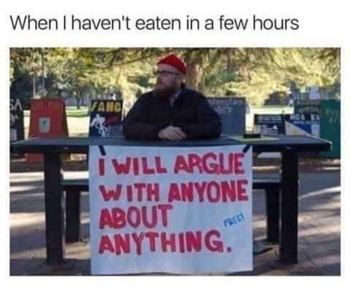 christen_rexing's tweet image. I become very combative when hungry. #Hangry