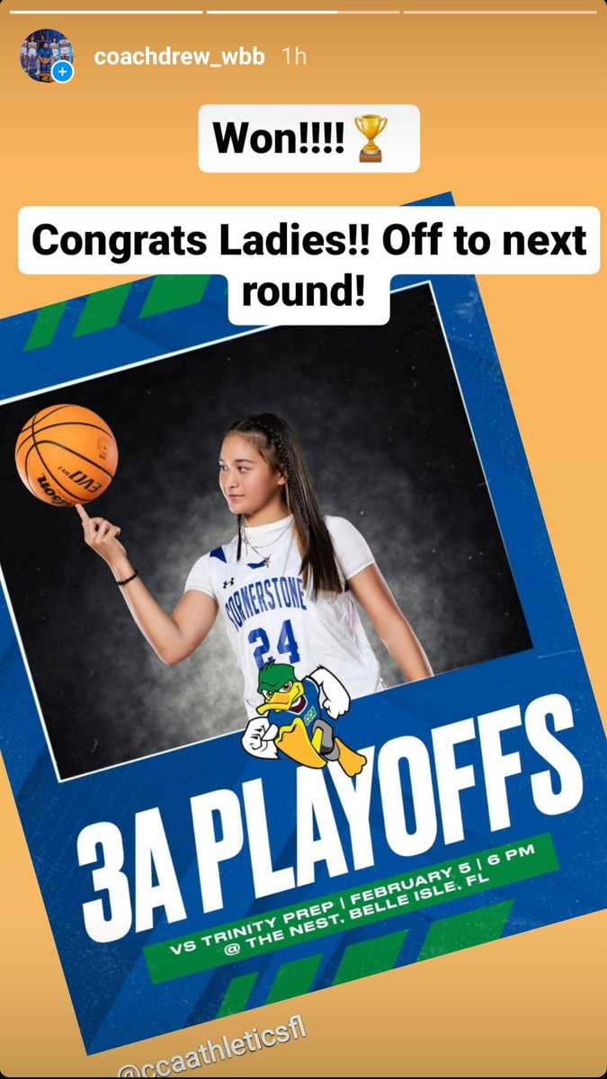Coach_DrewV15's tweet photo. My 2nd year with CCA! Won First District game since 2016 

Grace Jervis- 18 pts 
Makenah Maddox- 10pts https://t.co/rZ6BC9Ouh6
