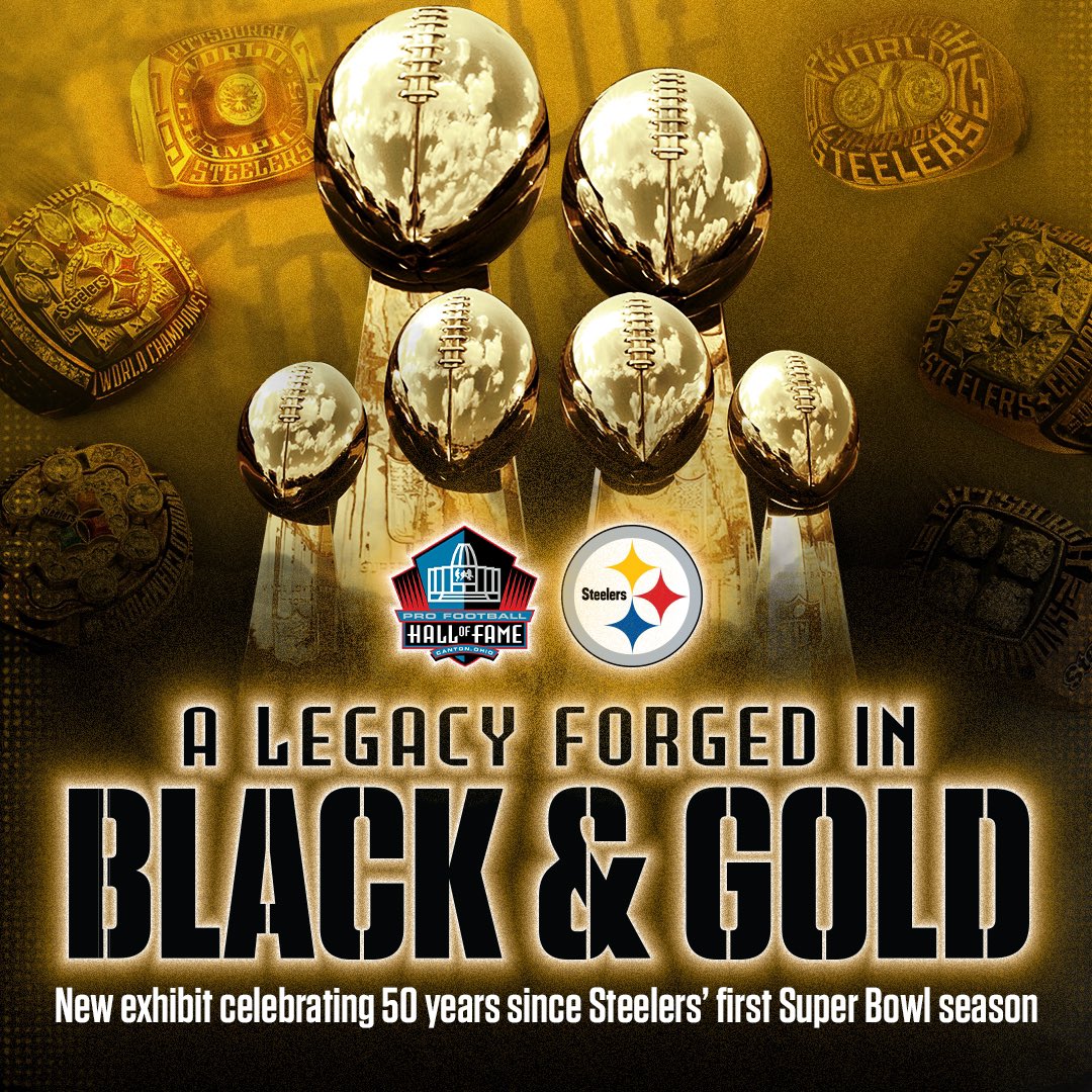 As a Steelers fan, this is a dream come true. And I’m going! #Steelers 

profootballhof.com/featured-team-…