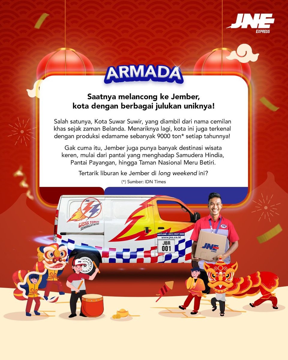 JNE Express tweet media