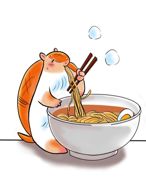 「holding chopsticks ramen」 illustration images(Latest)
