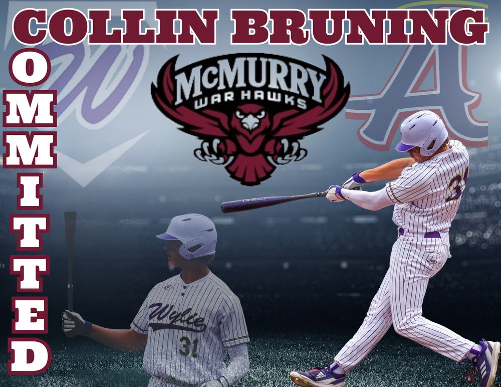 Congratulations <a href="/BruningCollin/">Collin Bruning</a> (<a href="/WylieBaseball/">Wylie Bulldog Baseball</a> c/o 2024) on committing to <a href="/McMurryBaseball/">McMurry Baseball</a> . Collin brings physicality both on the mound and in the box, McMurry got a steal with this kid! Congrats Collin, we are excited for you!
#TexasAngels #HalosAreHot #ClassOf2024