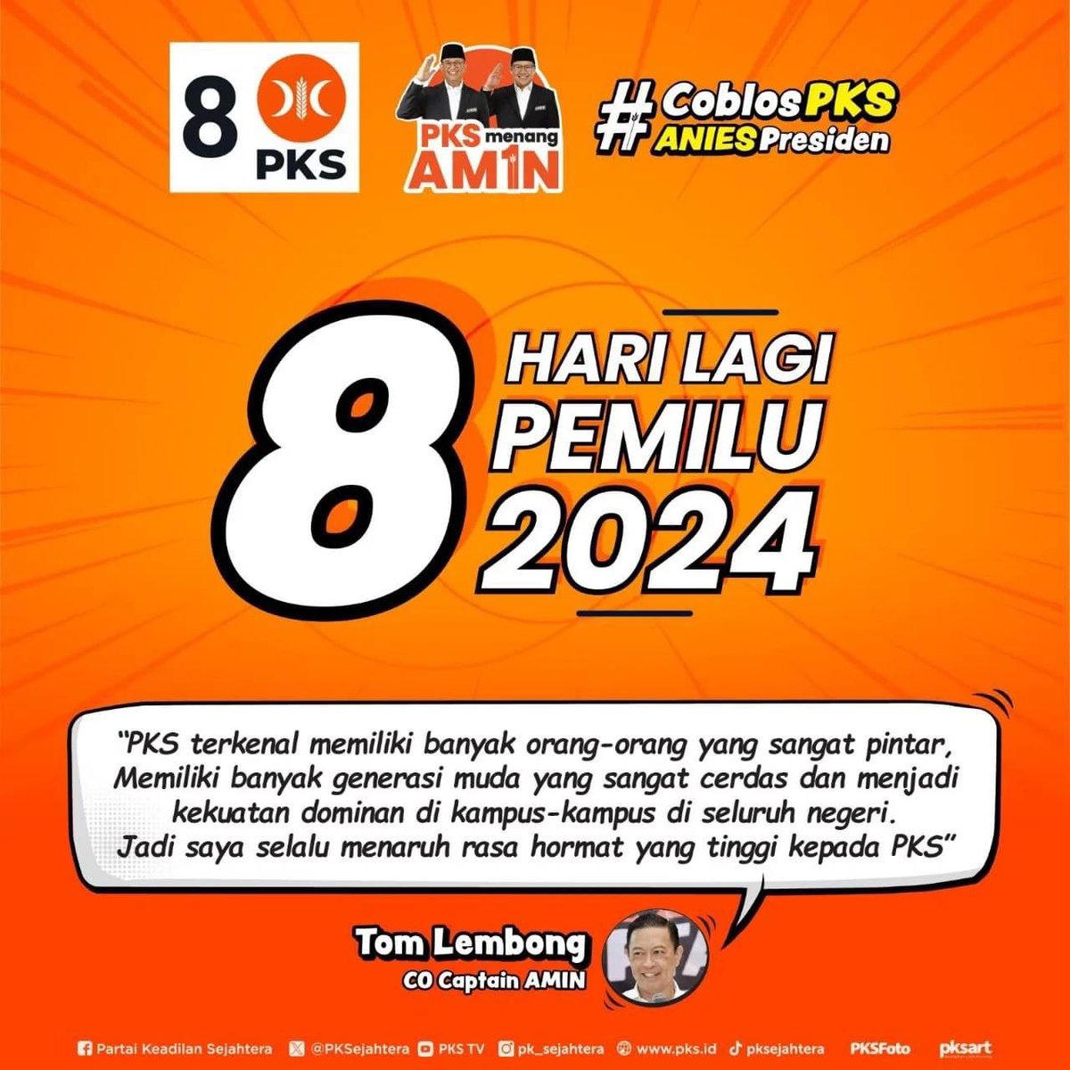 MardaniAliSera's tweet photo. Kata Tom Lembong @tomlembong soal PKS @PKSejahtera 

#coblospksaniespresiden #pksmenanganiespresiden https://t.co/5fut0Ne9Df