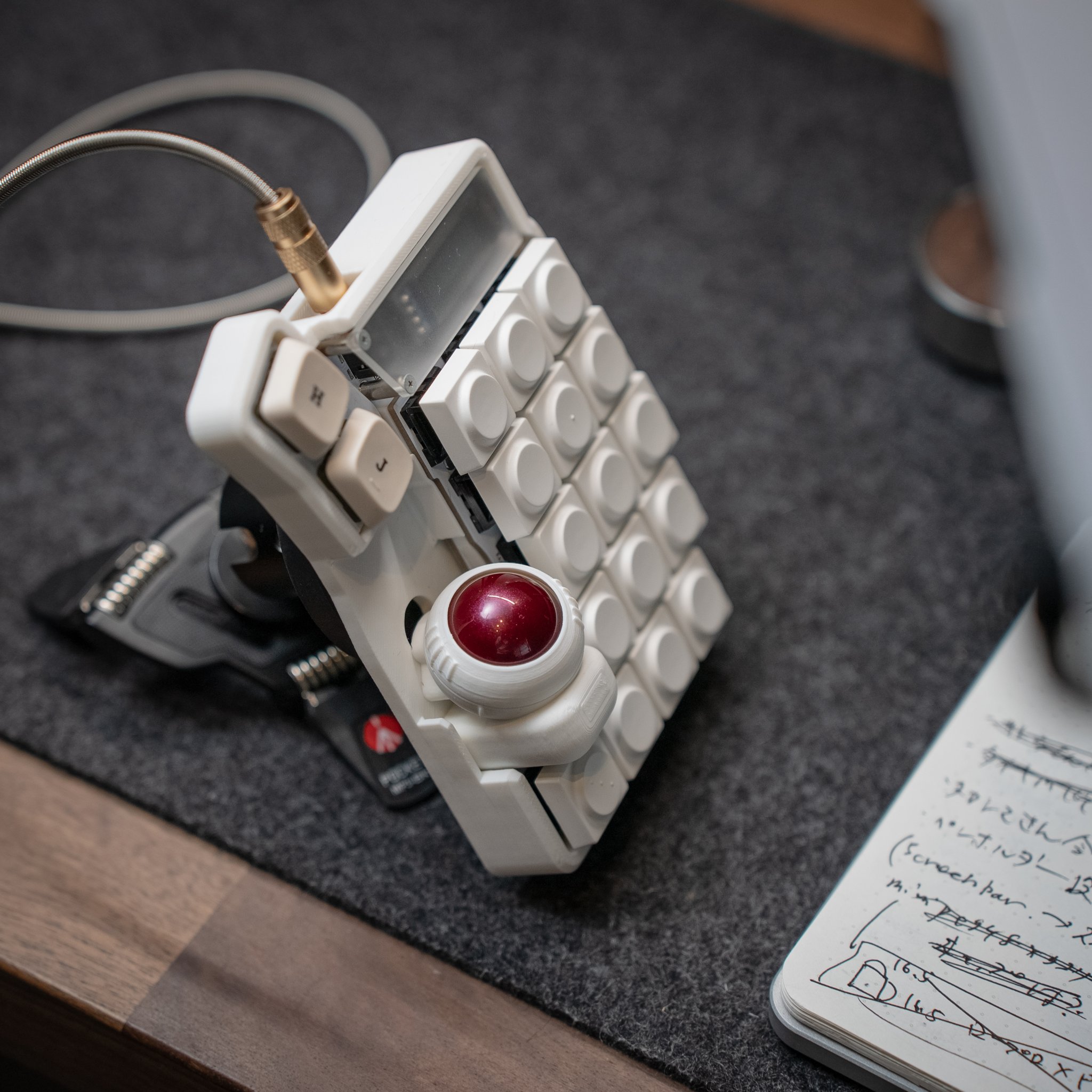 34mm】Keyball ベアリング式トラックボールケース つまらな 34mm】Keyball ベアリング式トラックボールケース つまらな