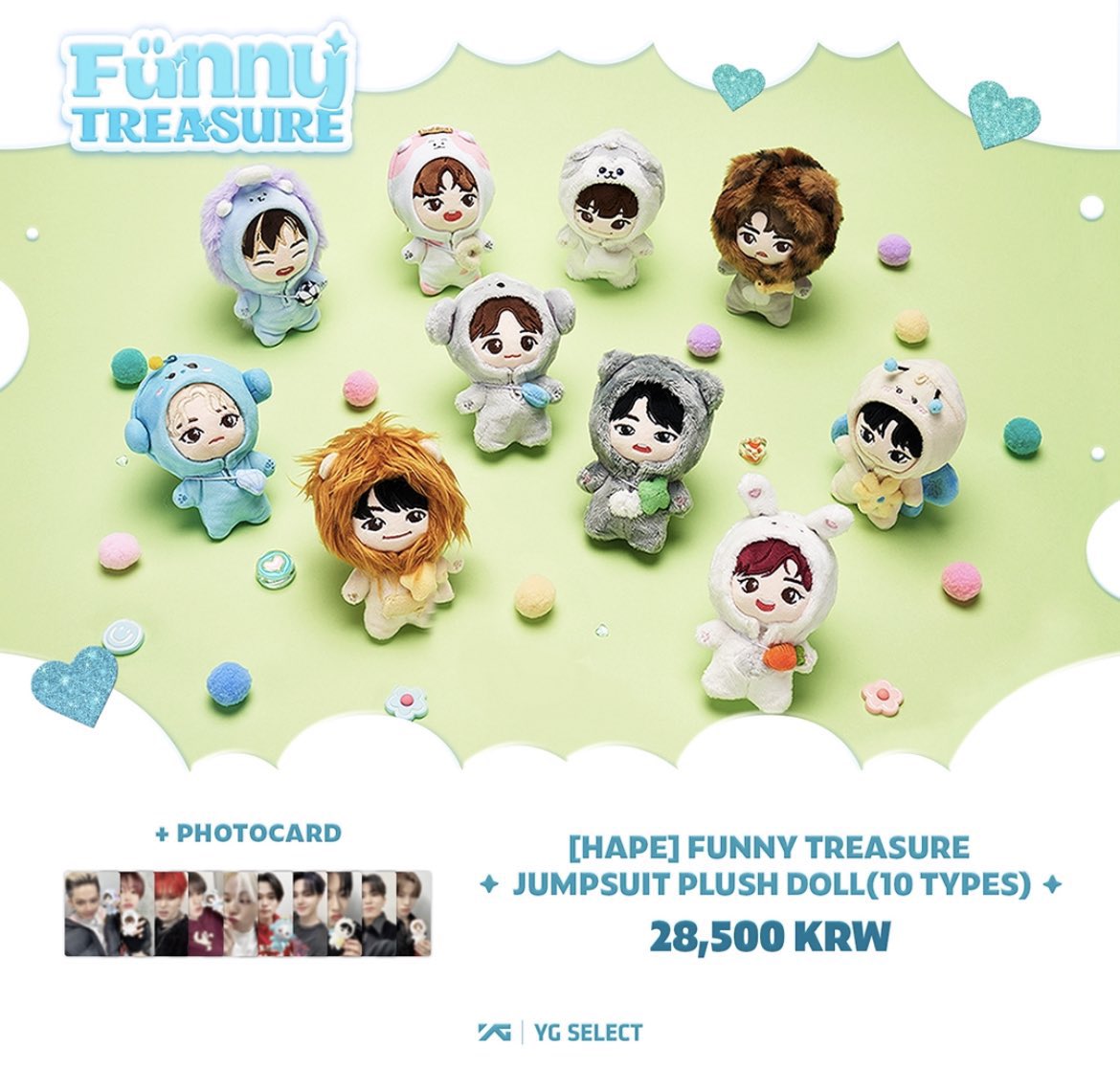 juridaikou's tweet photo. 🍞 FUNNY TREASURE JUMPSUIT PLUSH DOLL treasure 代行 共同購入🍞

ご希望の方はDMまたはリプライまでご連絡お願い致します🙌🏻

メンバー選択自由！

1個あたり3500円前後➕送料

⚠️トラブル防止のためフォローよろしくお願い致します🙏🏻🫧
こんな方におすすめです⬇️
○購入の仕方が分からない
○少ししか買わないのに国際送料が高すぎる
○韓国語が読めない
○PayPalなどの国際送金方法が使えない
 #トレカ  #交換  #共同購入 #交換 #トゥワイス #トワイス #ITZY #straykids #RIIZE #SEVENTEEN #GALAXY