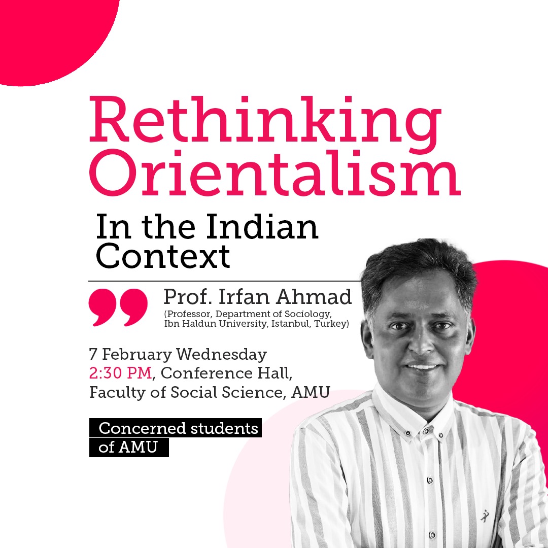 Join us on Wednesday, February 7th, for an insightful discussion with the esteemed international scholar, Professor Irfan Ahmed. Prof. Irfan, currently a professor of Anthropology at Ibn Haldun University, Istanbul.
