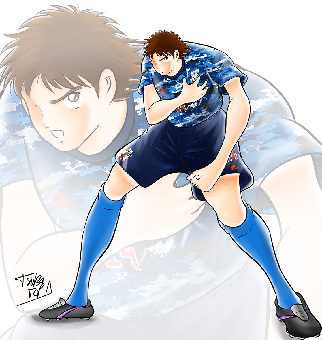 VivaSamuraiblue's tweet photo. #JunMisugi’s lifestory is how he rises against the odds of a capricious Fate, by challenging his physical limitations abeit the risk of Death & yrs of rehab, in order to shine brilliantly n achieve his noble dreams in the end. This is Takahashi-sensei’s purpose when creating 👑✨ https://t.co/Qb3NS7EwcZ