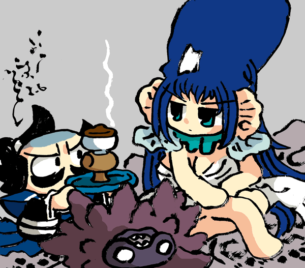 「#毎日造物大女王さま 山本五郎左衛門の粉槌茶 」|氷厘亭氷泉のイラスト