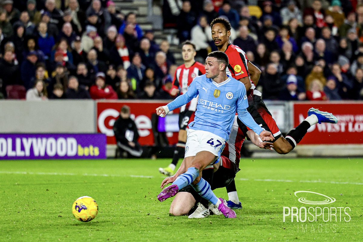 keene_nigel's tweet photo. It was a Phil Foden show last night scoring a hat-trick at the Gtec Stadium as Manchester City beat Brentford 1-3. Images shot for @ProSportsImages #ManCity #PremierLeague #PhilFoden @CanonUKandIE https://t.co/k6jTstNrso