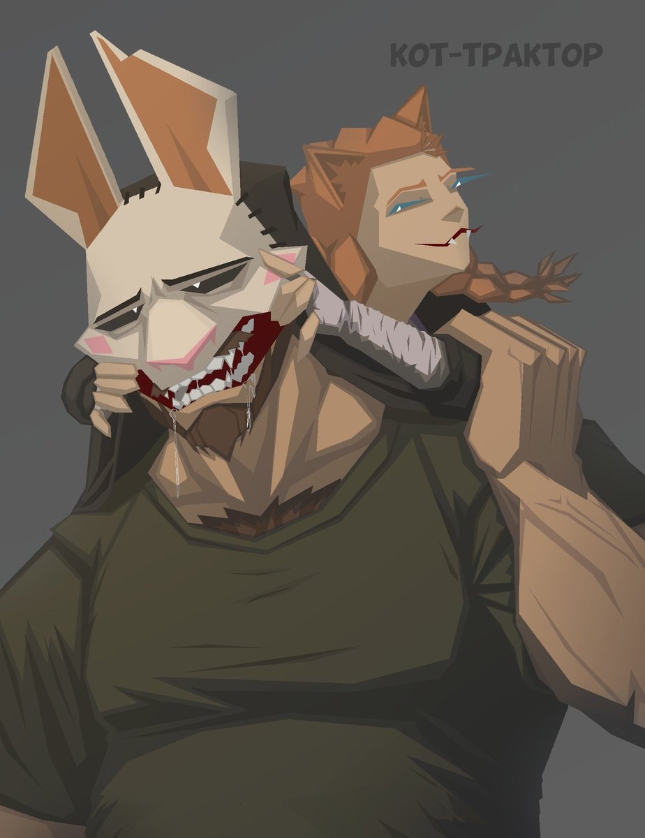 KotTpaktop's tweet photo. Аня - Антон >:3
Мег -Мяуг >:D
...
#DeadbyDaylight #DbD #TheHuntress #Huntress #DbdHuntress #MegThomas #DbdMegThomas #DbdMeg #dbdfanart #dbdart https://t.co/oXf5BtWXgn