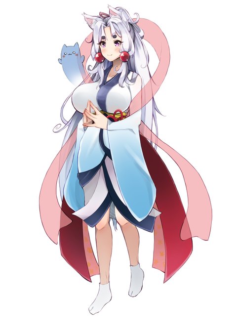 イタコ姉様立ち絵描きました(*'ω`*)b 