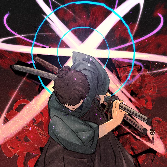 秘剣・比翼閃耀燕返し 比翼の段#FGO 