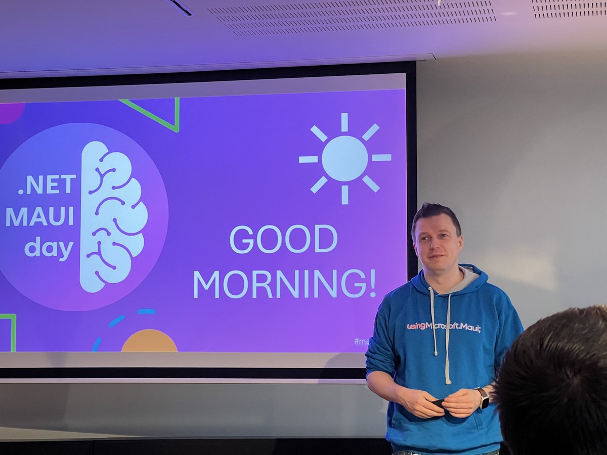 André Krämer (@codemurai) on Twitter photo Excited for an amazing day at <a href="/XamExpertDay/">XamExpertDay (now .NET MAUI Day)</a> in Cologne! It’s fantastic to see <a href="/jfversluis/">Gerald Versluis</a> in person rather than just on YouTube 😁 #dotnetmaui Excited for an amazing day at <a href="/XamExpertDay/">XamExpertDay (now .NET MAUI Day)</a> in Cologne! It’s fantastic to see <a href="/jfversluis/">Gerald Versluis</a> in person rather than just on YouTube 😁 #dotnetmaui