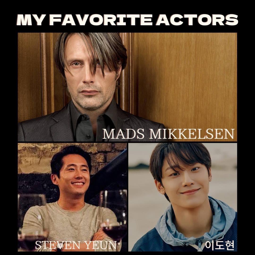 Nnci_X's tweet photo. #好きな俳優
#MadsMikkelsen
#StevenYuen
#LeeDoHyun
#マッツ・ミケルセン
#スティーヴン・ユァン
#イ・ドヒョン https://t.co/JemqjKaIFQ