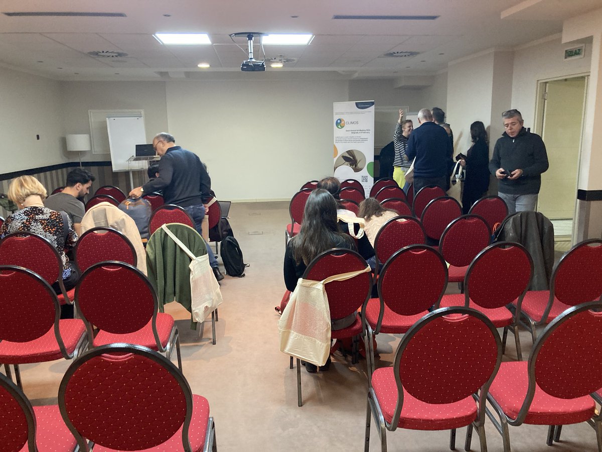 First morning at CLIMOS meeting in Belgrad