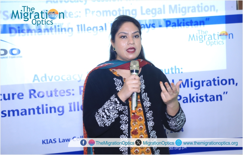 MigrationOptics's tweet photo. A Youth Advocacy Session on "Secure Routes: Promoting Legal Migration, Dismantling Illegal Pathways-Pakistan" was facilitated by SSDO Pakistan at KIAS College Mirpur, AJK. #migration #safemigration #regularmigration #saveyourlives @SSDOPakistan @UNmigration @ukinpakistan https://t.co/5GNdBJQ1QT