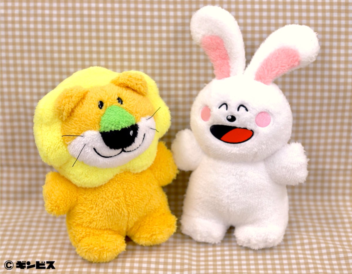 charatoru's tweet photo. 🦁2月商品紹介🐰
「たべっ子どうぶつ もこふわGBぬいぐるみ」

「#たべっ子どうぶつ」から、「らいおん」くんと「うさぎ」さんがもこもこ素材のぬいぐるみになって登場💖
淡い柔らかな色味にも癒されます😊
ぜひお迎えしてください♪
#ギンビス

詳細はこちら🔍
⇒https://t.co/kzY2gIo0PA https://t.co/qzP9PuQYDu