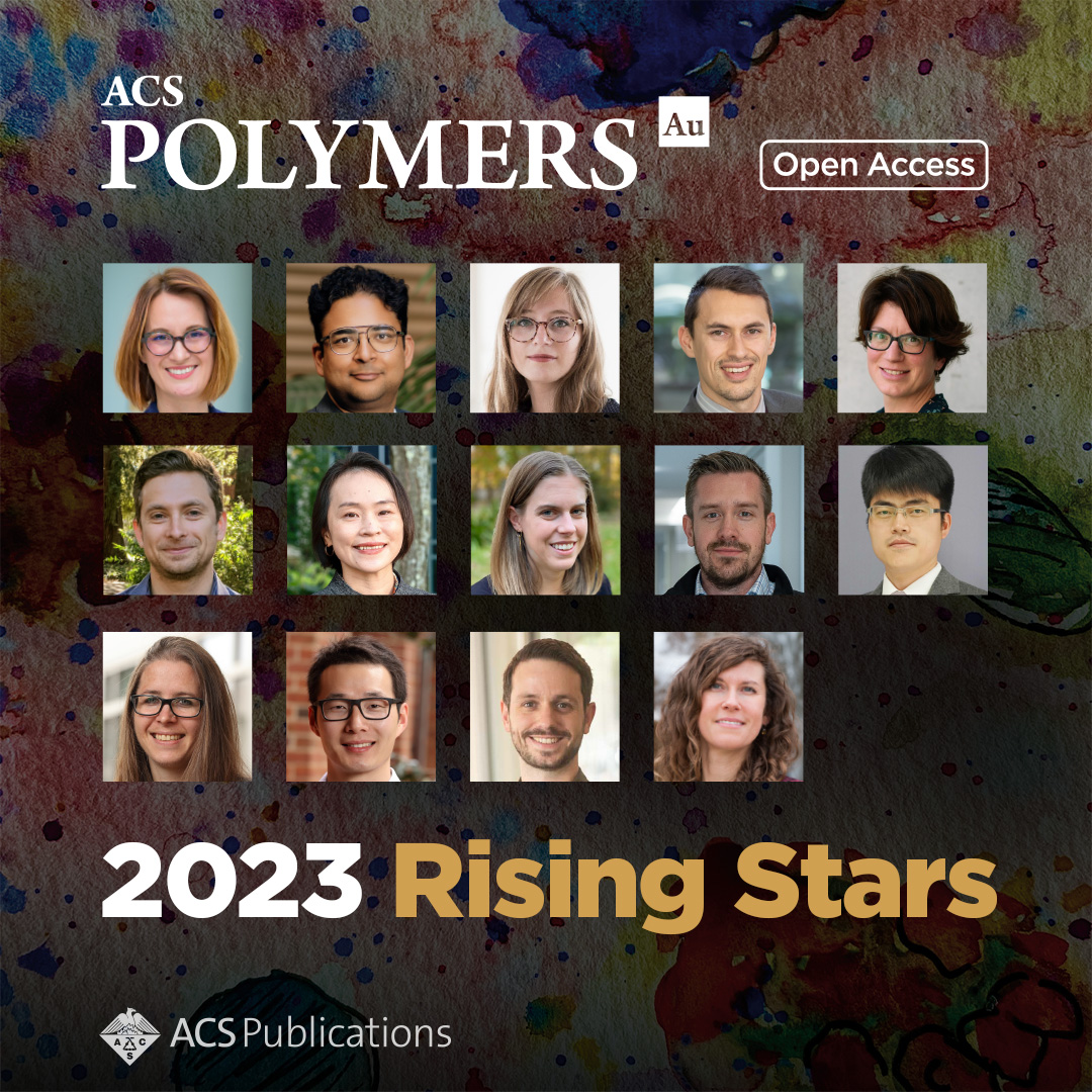 Meet the 2023 ACS Polymers Au Rising Stars. These inspirational new leaders in polymer, macromolecular and soft matter science represent the future of research. Check out their work here 👉 go.acs.org/7VX