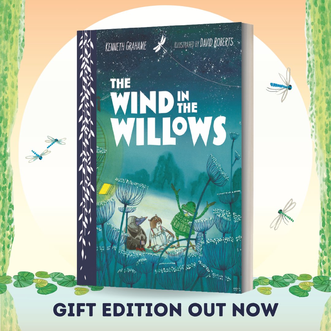 OxfordChildrens's tweet photo. Enter the world of The Wind in the Willows, a heartwarming tale of friendship where Mole and Ratty explore the riverbanks with new friend Toad 🐸🐭

Now available in this beautiful gift edition with stunning illustrations and a new introduction from illustrator David Roberts. https://t.co/gvbj4f6NQE