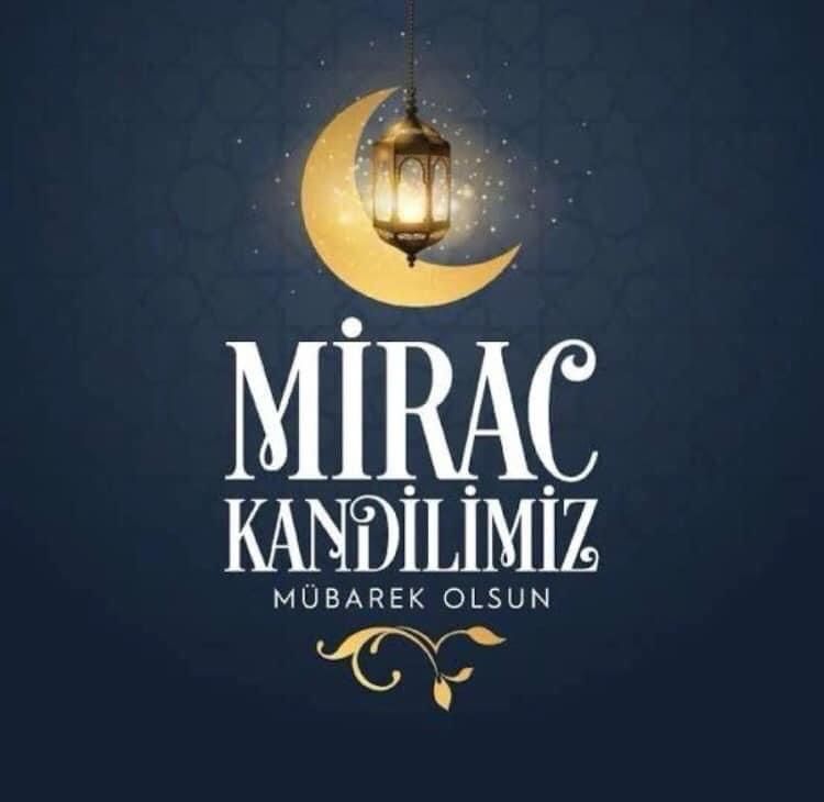 İnsanı miraca götüren yol barıştan, sevgiden ve kardeşlikten geçer. Birlik ve beraberlik içinde Miraç Kandilimiz mübarek olsun.