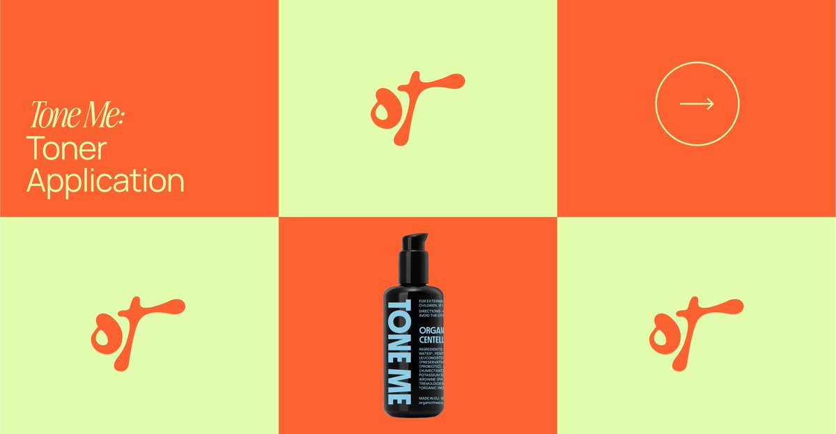 organicthesis's tweet photo. Tone to perfection with Tone Me Toner 🌸 Step-by-step to a calmer and balanced skin. #TutorialTuesday #ToneMe #GlowingSkin https://t.co/2Rt5SFQhZ0