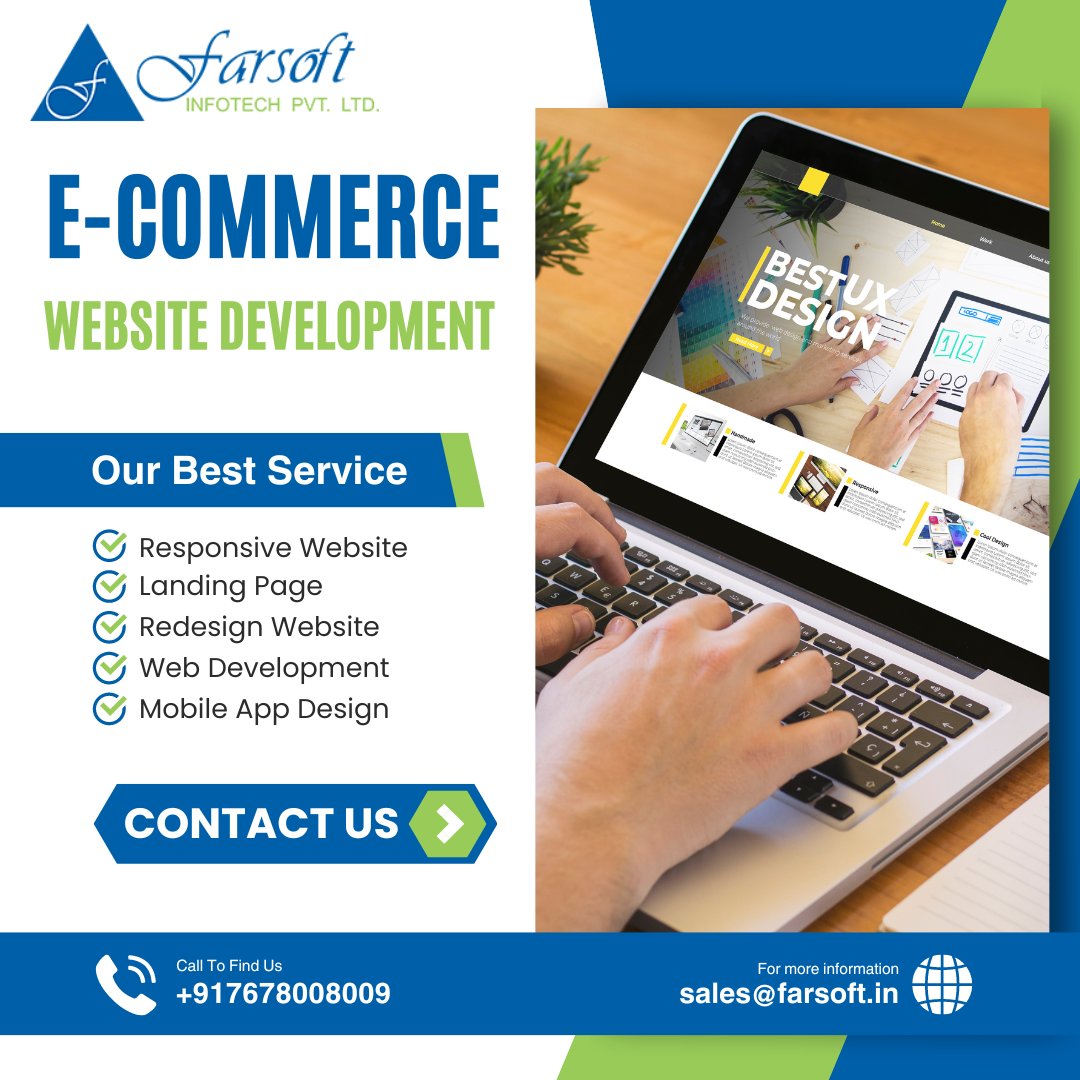 farsoftinfotech's tweet photo. Get Your E-Commerce Development Starting From ₹12999/-
#websites #WebsiteDesign #ecommerce #ecommerceweb #onlinestore #mumbai #farsoft https://t.co/hHUVMOJSS3