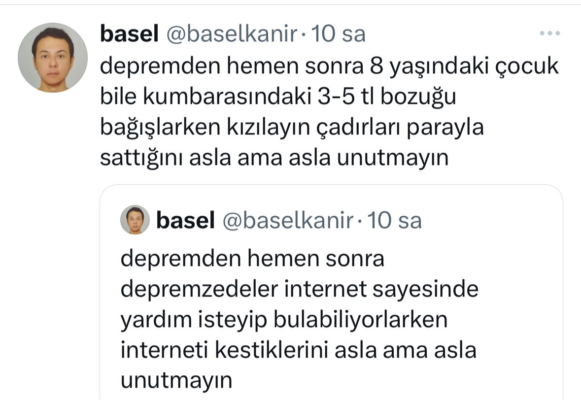 TheAyico's tweet photo. ilk defa doğru konuşmuş.. ben de ekleme yapayım 

depremden hemen sonra bu ikiyüzlü orevladının depremi mizah ve sexting malzemesi yapıp ünlü olduğunu asla ama asla unutmayın https://t.co/sXocaIdzqu