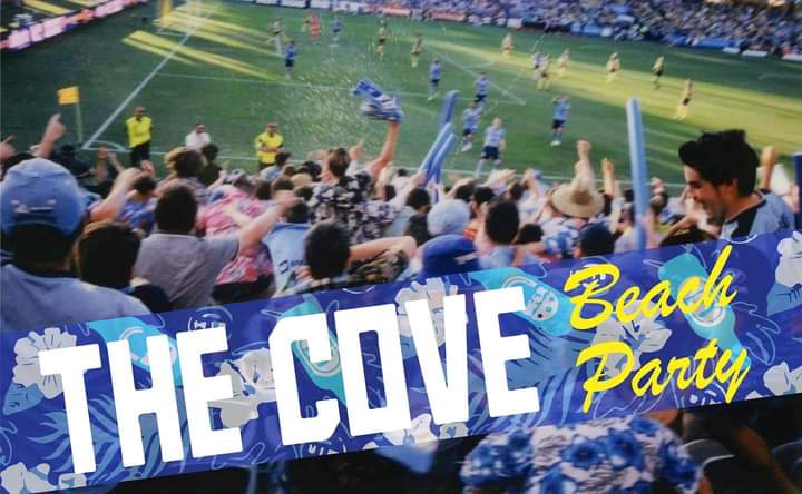 🏝️Central Coast (A)🏝️
10/02/24 @ 7:45PM
BEACH PARTY IN THE AWAY END! 

 We know you still have your Hawaiian shirts tucked away in your wardrobe but if you don’t, go wild with any beach stuff you can find! Best dressed on the day will win a free cove scarf and sticker pack.