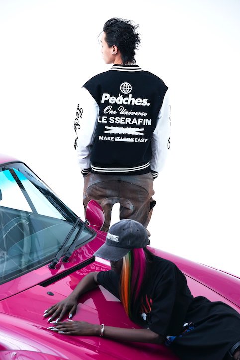 LE SSERAFIM ルセラフィム peaches キャップ LE SSERAFIM ルセラフィム