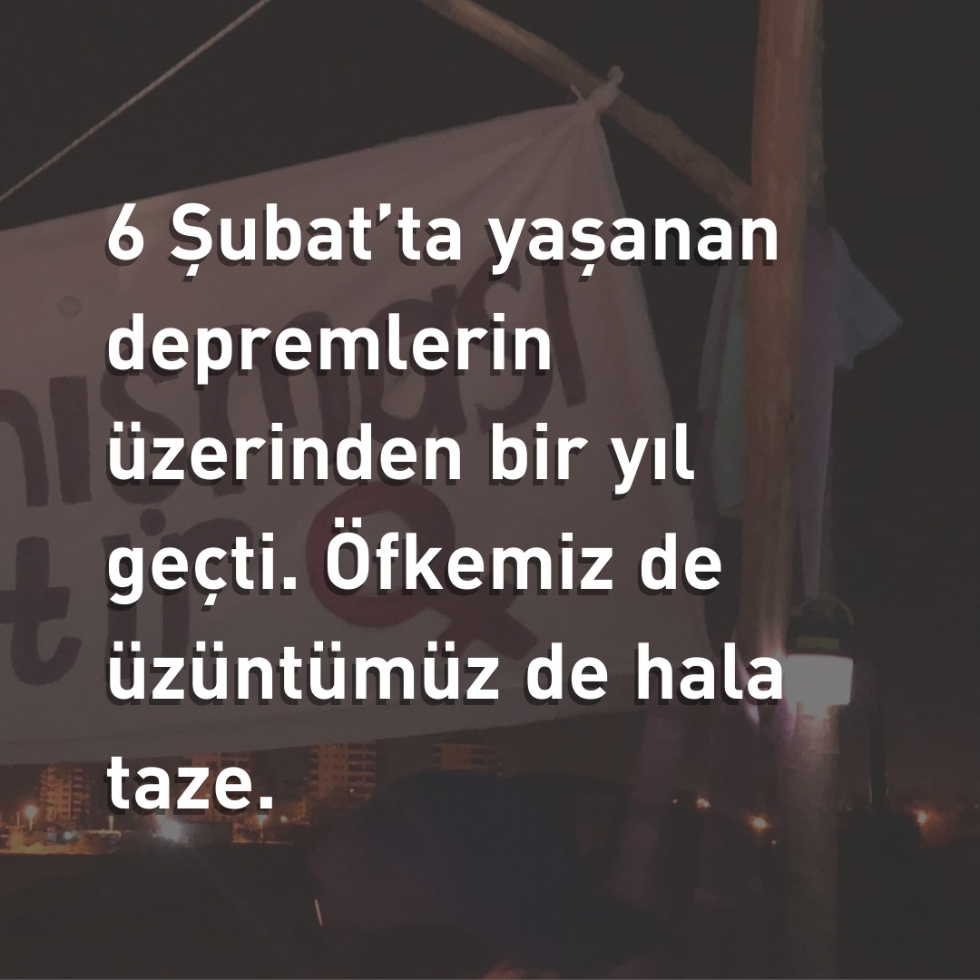 Afet için Feminist Dayanışma tweet media