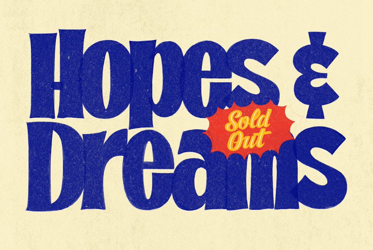 'Most of us don't feel upbeat all the time': Oli Frape's hand-lettered posters are a satirical comment on Britain in 2024 bit.ly/42rNlLa cc @olifrape 👀