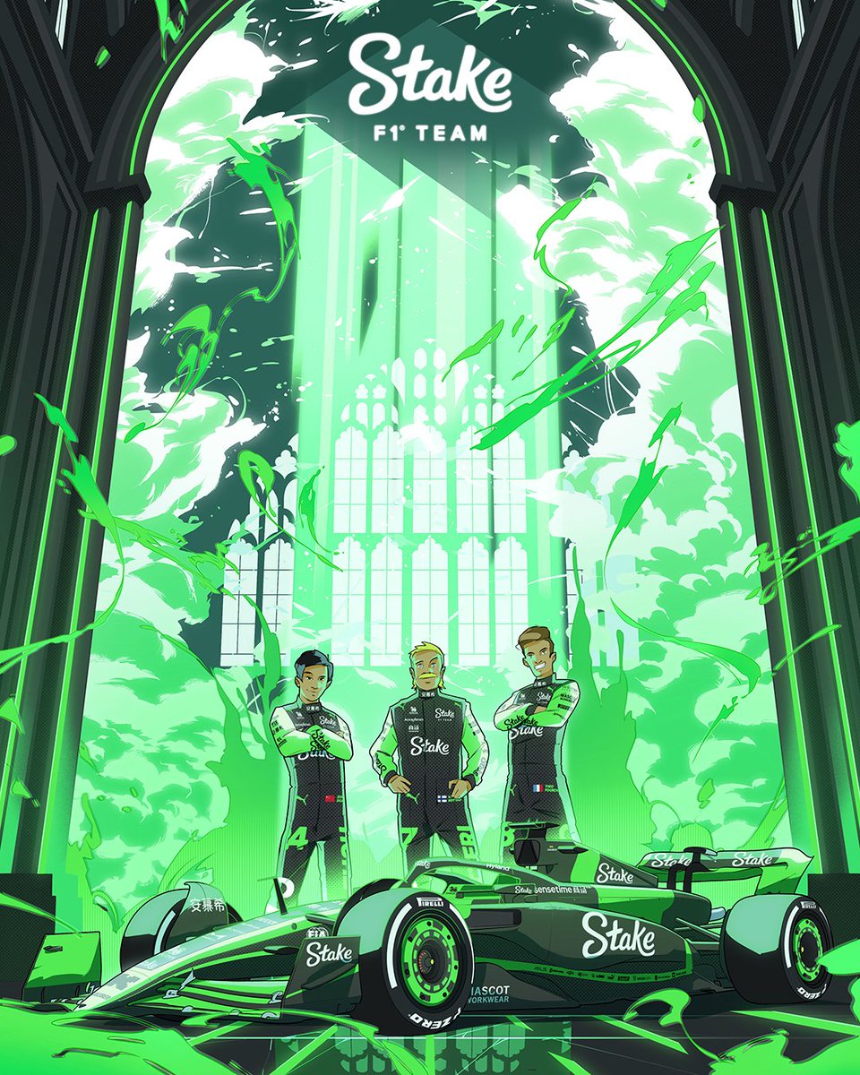 AuRupteur's tweet image. Premier #F1Posters de la saison, démarré par un visuel de Sauber pour la présentation de sa C44.