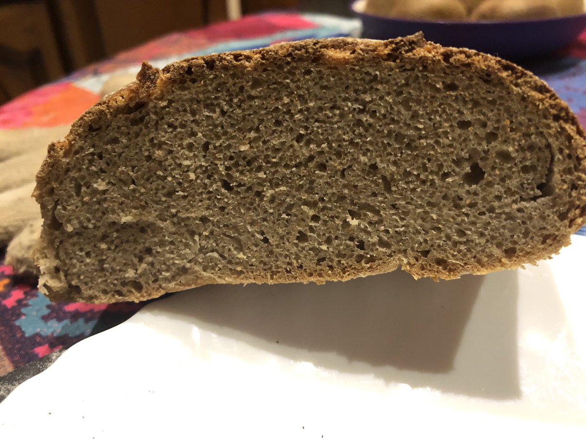 curvedway's tweet photo. #Sourdough stiff starter - #Russello Bio (80%) and #T110 (20% ) https://t.co/6Z4Pz2xYlS