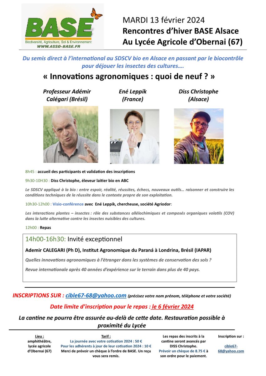 BaseReseau's tweet photo. DERNIER MOMENT pour vous inscrire à notre journée BASE ALSACE ! Nous comptons sur vous. https://t.co/ccv1rfbvQp